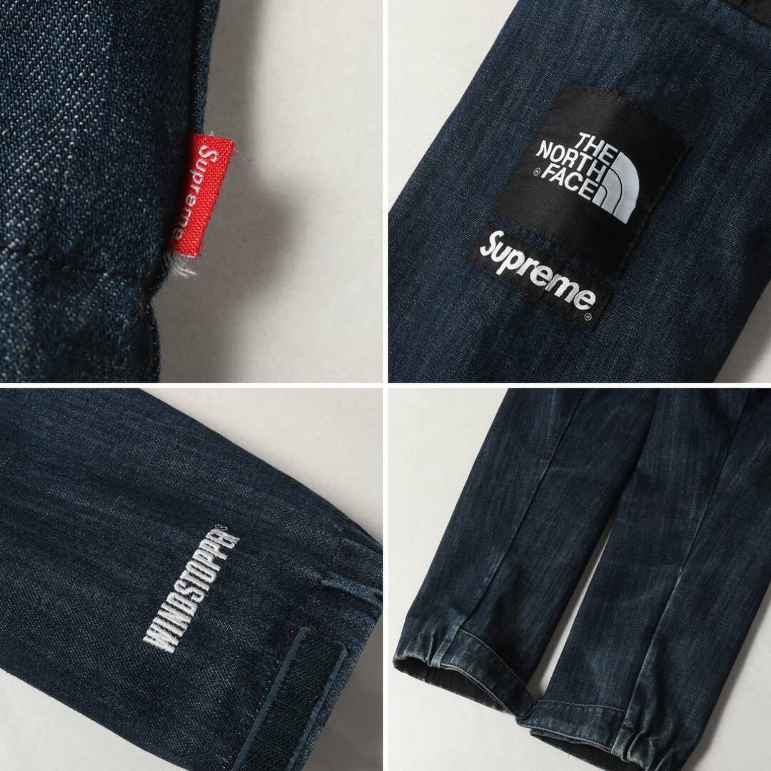 Supreme(シュプリーム)のSupreme シュプリーム ジャケット サイズ:M 15SS THE NORTH FACE Denim Dot Shot Jacket ノースフェイス デニム ドットショット ジャケット / マウンテンパーカー インディゴ アウター ブルゾン コート コラボ 【メンズ】【中古】 メンズのジャケット/アウター(マウンテンパーカー)の商品写真