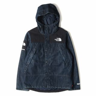 シュプリーム(Supreme)のSupreme シュプリーム ジャケット サイズ:M 15SS THE NORTH FACE Denim Dot Shot Jacket ノースフェイス デニム ドットショット ジャケット / マウンテンパーカー インディゴ アウター ブルゾン コート コラボ 【メンズ】【中古】(マウンテンパーカー)