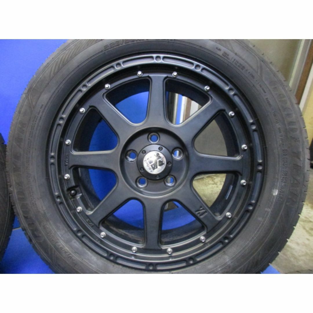 エクストリームJ　5/114+225/60R17　デリカD５　RVR　ZR-V 自動車/バイクの自動車(タイヤ・ホイールセット)の商品写真