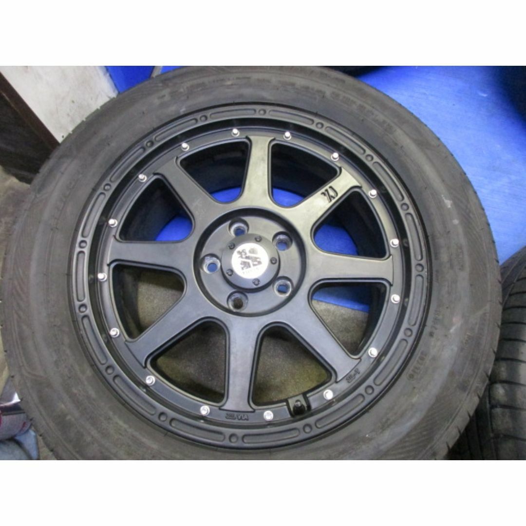 エクストリームJ　5/114+225/60R17　デリカD５　RVR　ZR-V 自動車/バイクの自動車(タイヤ・ホイールセット)の商品写真