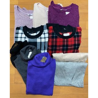 ユニクロ(UNIQLO)の☆ユニクロ☆10点まとめ売り☆新品・未使用☆トップス☆サイズ・L☆(ニット/セーター)