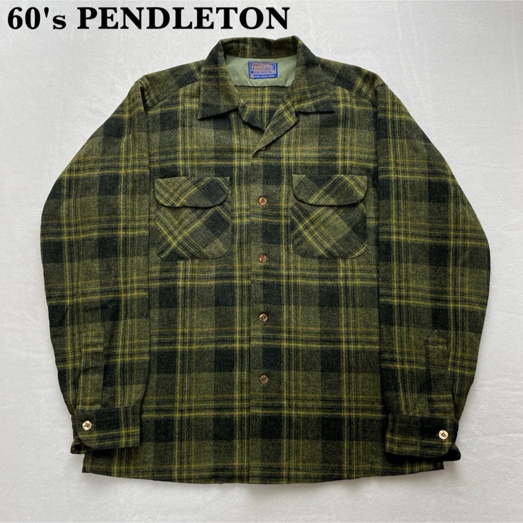 PENDLETON(ペンドルトン)の【極上配色】デッドストック 60's PENDLETON  ボードシャツ M メンズのトップス(シャツ)の商品写真