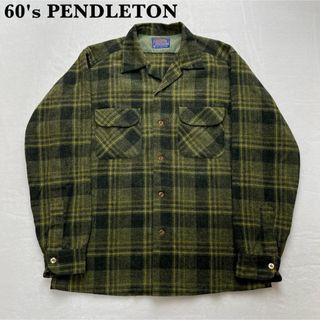 【極上配色】デッドストック 60's PENDLETON  ボードシャツ M