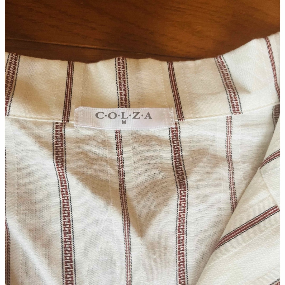 COLZA(コルザ)のワンピース ノースリーブ 白 レディースのワンピース(ロングワンピース/マキシワンピース)の商品写真