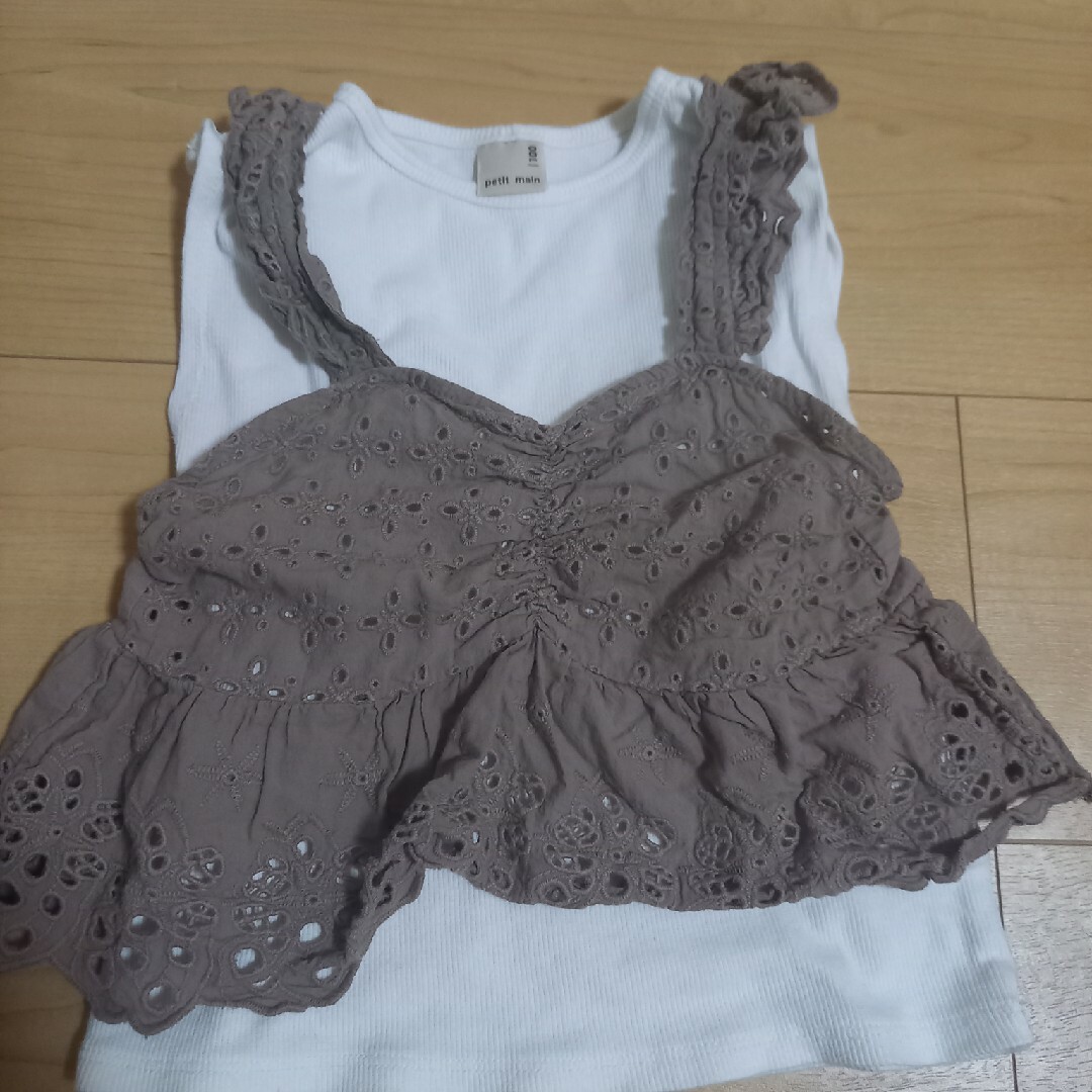 petit main(プティマイン)のプティマイン　100 キッズ/ベビー/マタニティのキッズ服女の子用(90cm~)(Tシャツ/カットソー)の商品写真