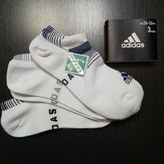 アディダス(adidas)のadidasソックス３足セットsize：24-26cm(ソックス)