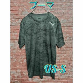 プーマ(PUMA)のPUMA プーマ 総柄 半袖Tシャツ グレー US-S(その他)