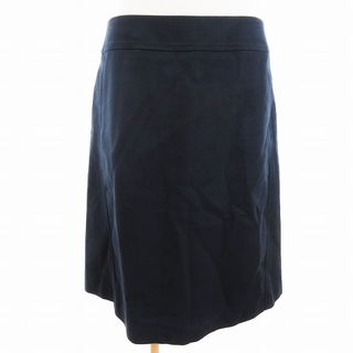 ジェイプレス(J.PRESS)のジェイプレス MANTECO 台形スカート ひざ丈  紺 13 XL位 ■SM1(ひざ丈スカート)