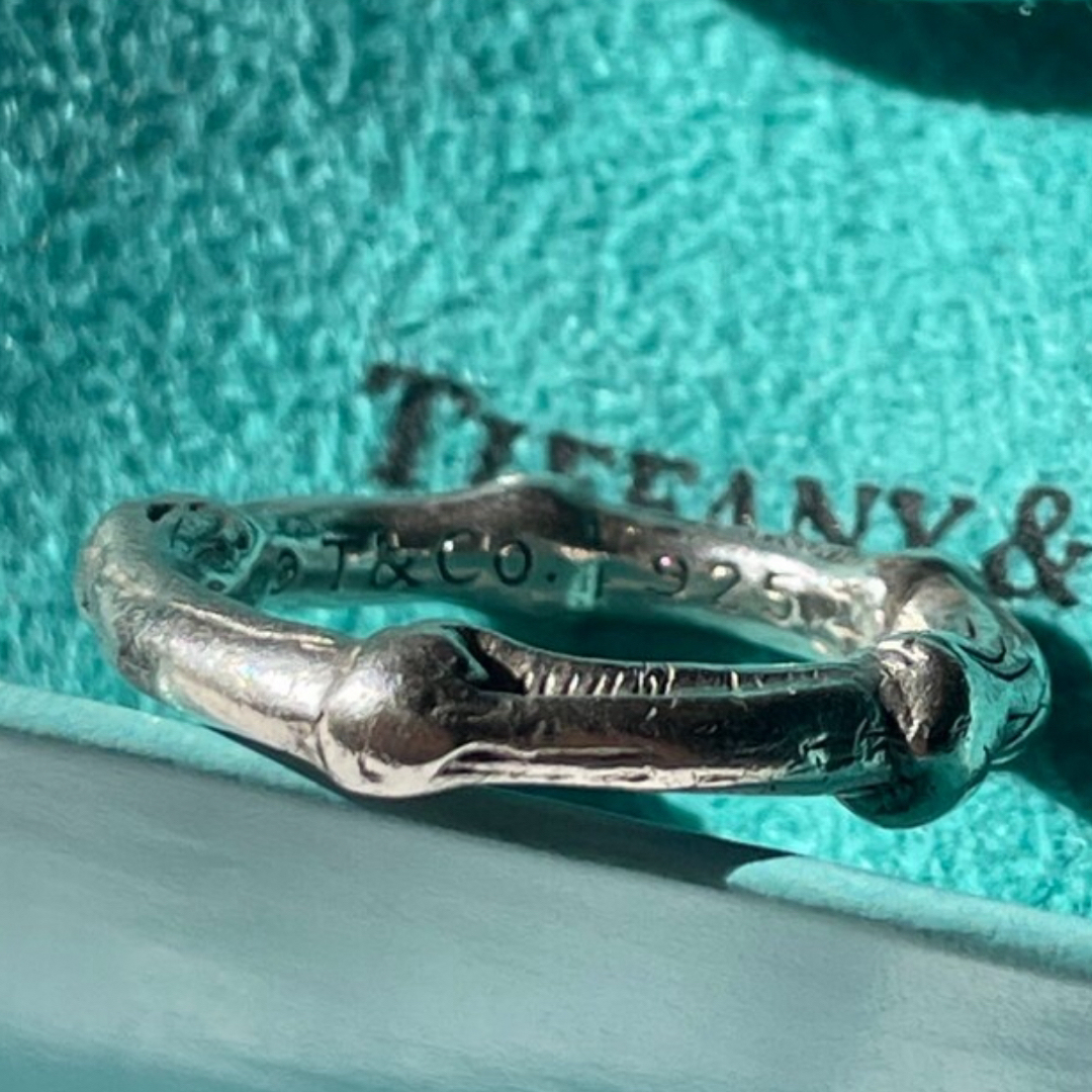 Tiffany & Co.(ティファニー)の【希少】TIFFANY ティファニー バンブー リング 8号　廃盤 竹 レディースのアクセサリー(リング(指輪))の商品写真
