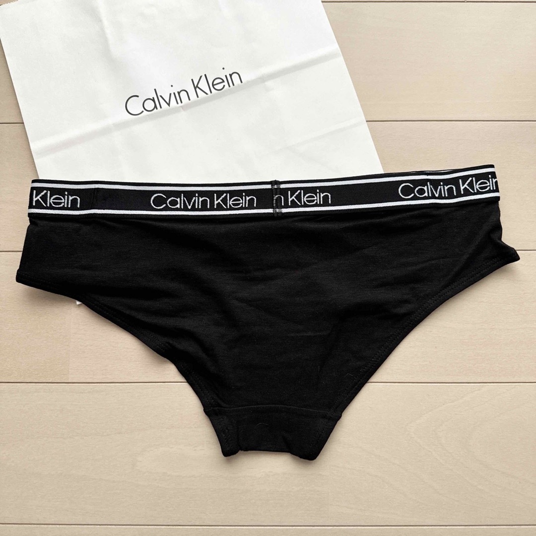 Calvin Klein(カルバンクライン)のカルバンクライン 下着 上下 セット S M ブラ ショーツ 黒 セットアップ レディースの下着/アンダーウェア(ブラ&ショーツセット)の商品写真