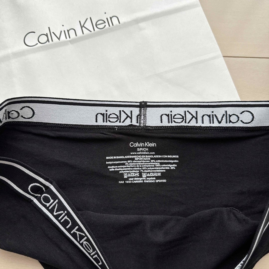 Calvin Klein(カルバンクライン)のカルバンクライン 下着 上下 セット S M ブラ ショーツ 黒 セットアップ レディースの下着/アンダーウェア(ブラ&ショーツセット)の商品写真