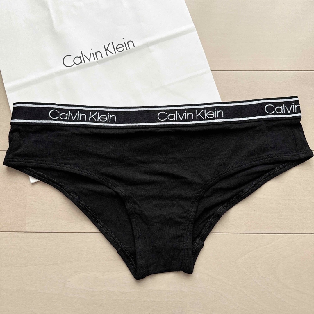 Calvin Klein(カルバンクライン)のカルバンクライン 下着 上下 セット S M ブラ ショーツ 黒 セットアップ レディースの下着/アンダーウェア(ブラ&ショーツセット)の商品写真