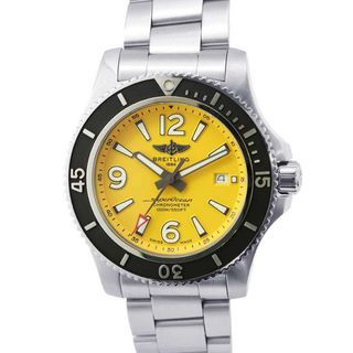 ブライトリング(BREITLING)のブライトリング スーパーオーシャン オートマチック 44 A17367021I1A1 BREITLING イエロー文字盤(腕時計(アナログ))