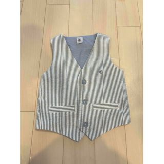 プチバトー(PETIT BATEAU)のプチバトー　ベスト(ジャケット/上着)