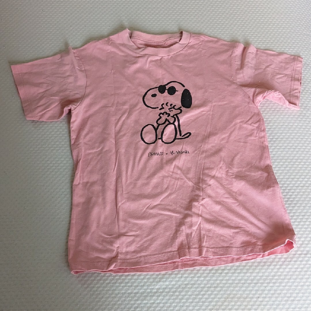 UNIQLO(ユニクロ)のユニクロUT　スヌーピー半袖Tシャツ(160) キッズ/ベビー/マタニティのキッズ服女の子用(90cm~)(Tシャツ/カットソー)の商品写真