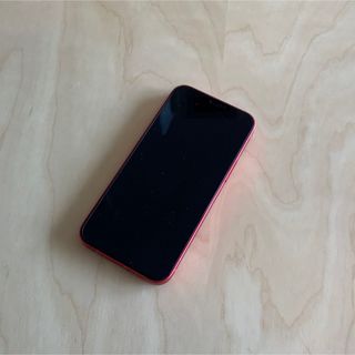 アイフォーン(iPhone)のiphone 12mini 256GB レッド　SIMフリー　UAGケースおまけ(スマートフォン本体)