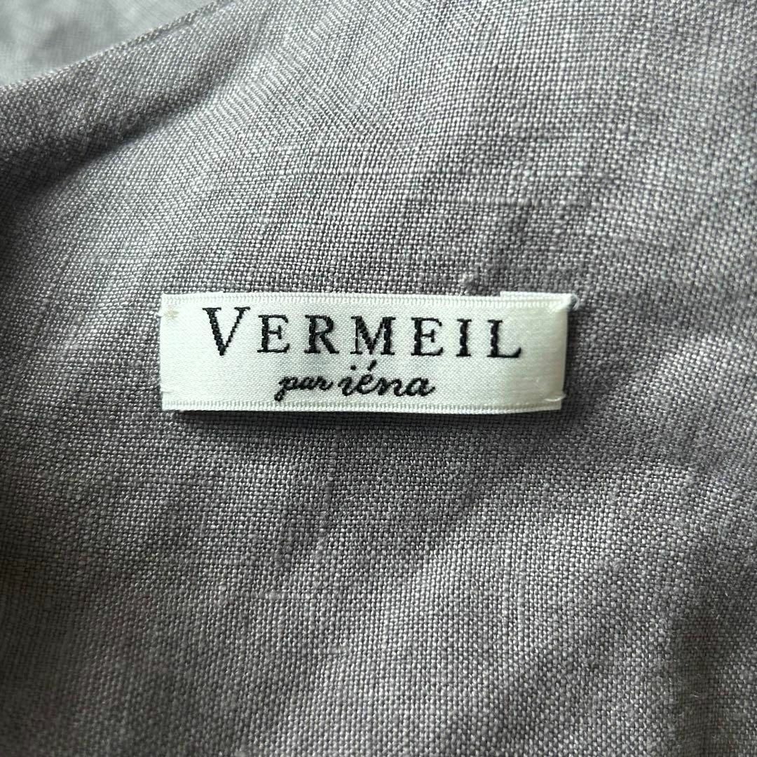 VERMEIL par iena(ヴェルメイユパーイエナ)の2023SS✨VERMEIL par iena  ワッシャーリネンワンピース レディースのワンピース(ロングワンピース/マキシワンピース)の商品写真