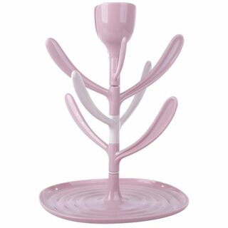 色: ピンクG-MODELL 哺乳瓶ラック 乾燥 プラスチック製 (ピンク)(その他)
