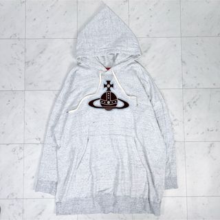 ヴィヴィアンウエストウッド(Vivienne Westwood)の《美品》ヴィヴィアンウエストウッド ビックシルエットパーカー ワンピース オーブ(パーカー)