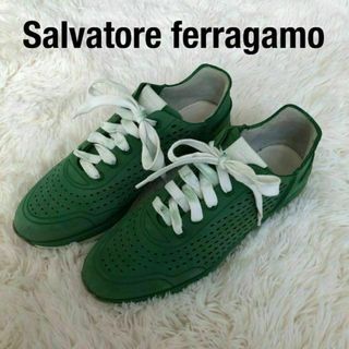 サルヴァトーレフェラガモ(Salvatore Ferragamo)のSalvatore ferragamoサルヴァトーレフェラガモスニーカーグリーン(スニーカー)