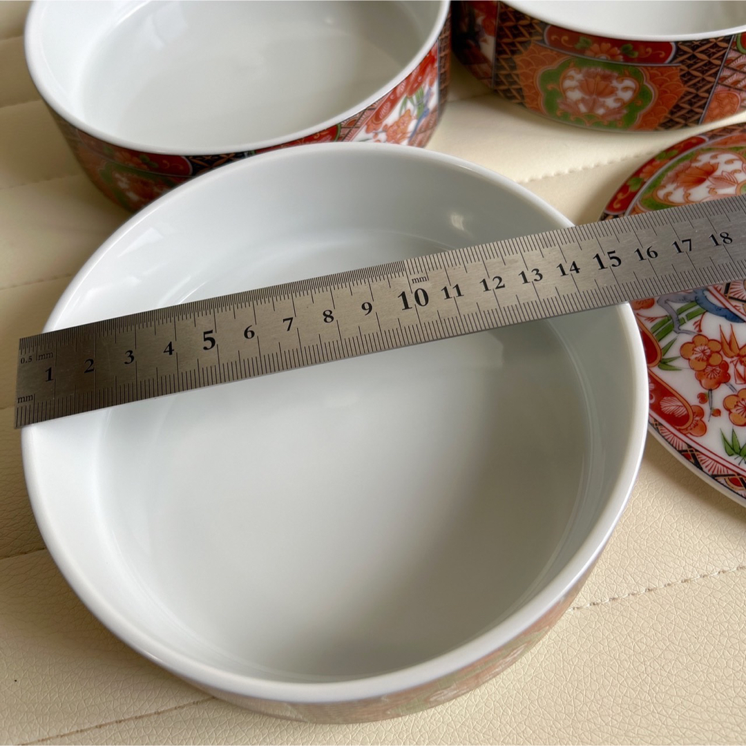 有田焼 - 三洋陶器 龍峰窯 林斎 古伊万里 三段重 蓋付き重ね鉢 有田焼 - 三洋陶器 龍峰窯 林斎 古伊万里 三段重 蓋付き重ね鉢
