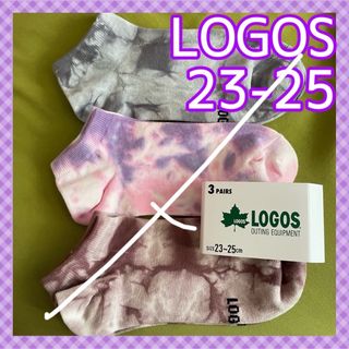 LOGOS - 【LOGOS】春色が可愛い＆タイダイ染め‼️ロゴス レディース靴下3足組