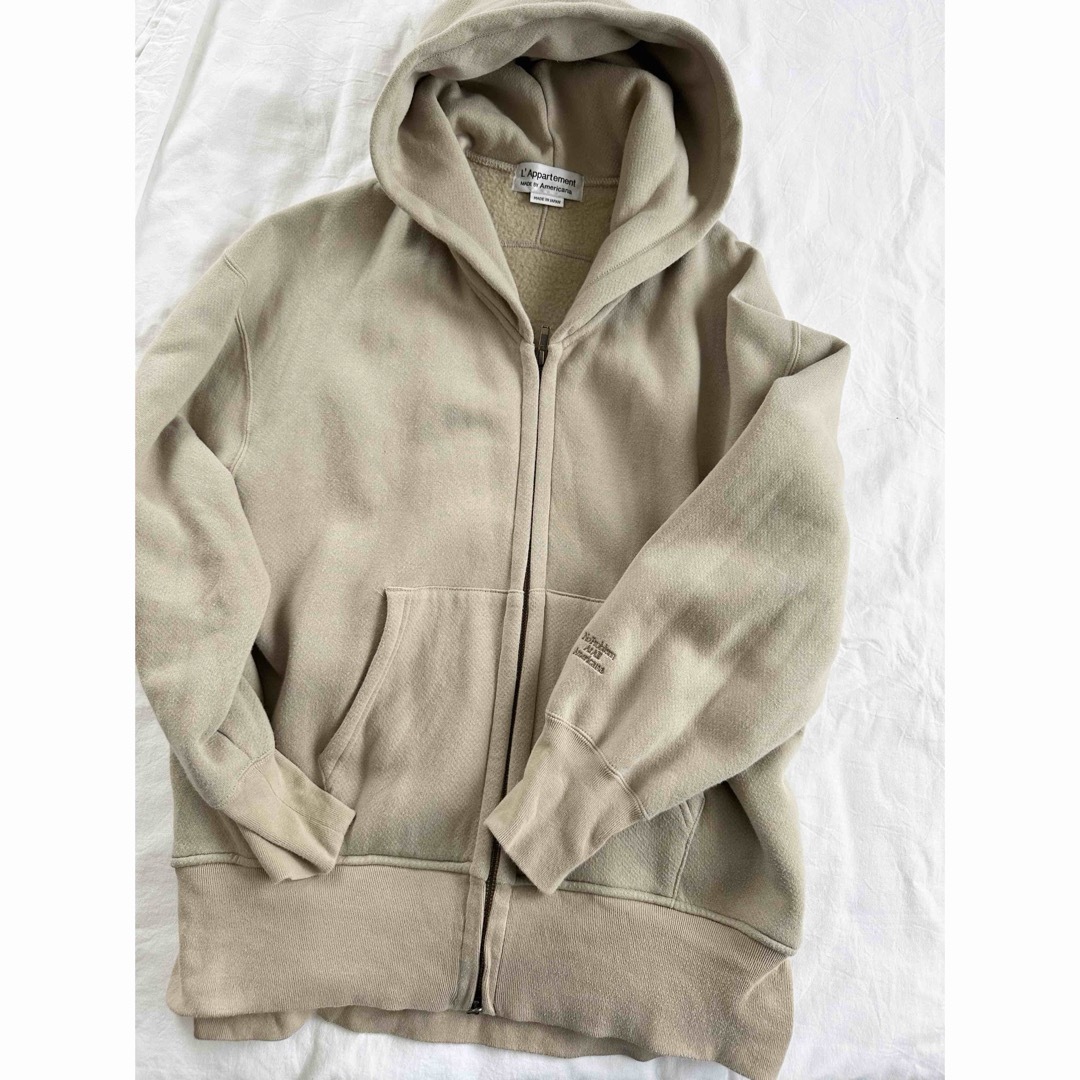 L'Appartement DEUXIEME CLASSE(アパルトモンドゥーズィエムクラス)の【AMERICANA/アメリカーナ】 WIDE FULLZIP HOODIE レディースのトップス(パーカー)の商品写真