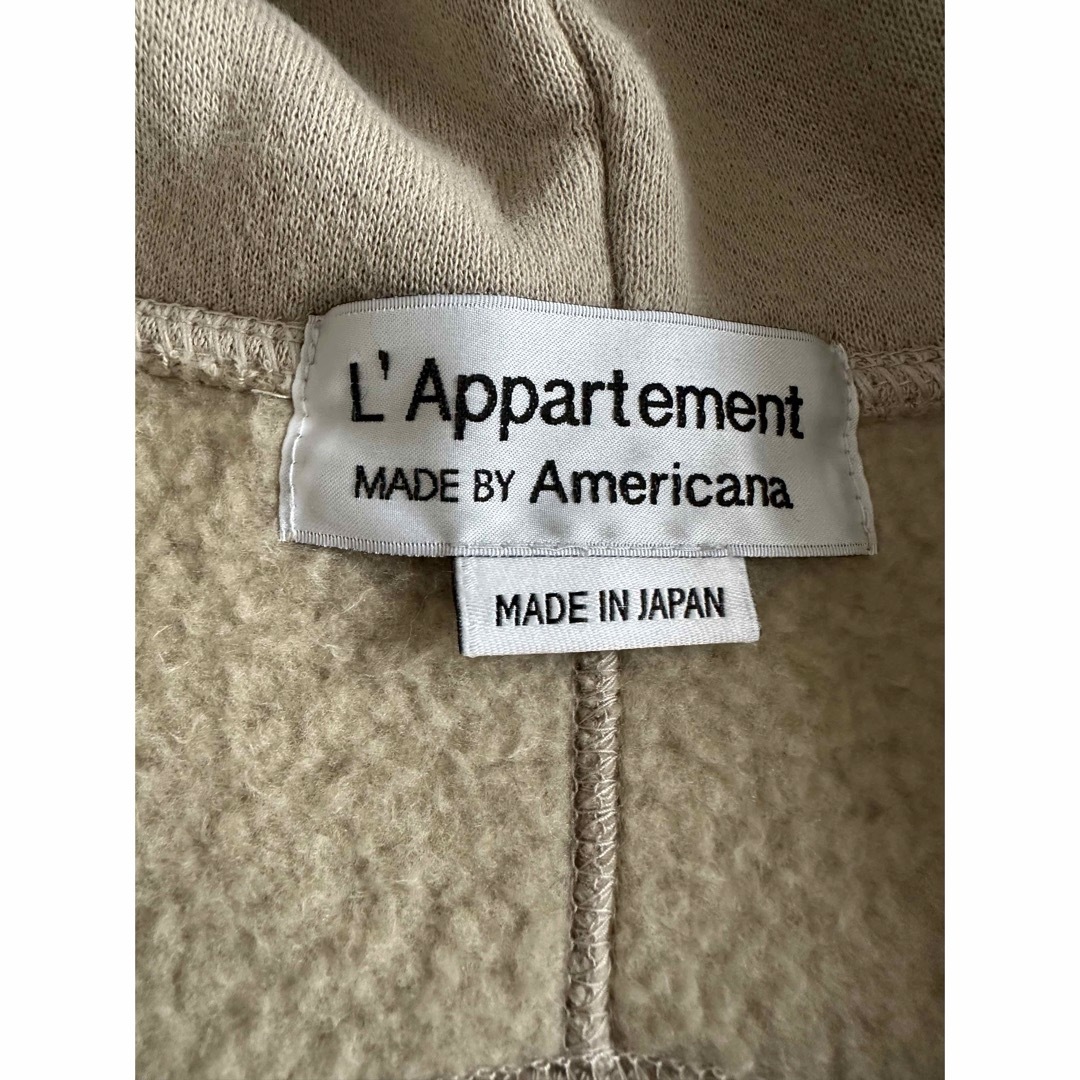 L'Appartement DEUXIEME CLASSE(アパルトモンドゥーズィエムクラス)の【AMERICANA/アメリカーナ】 WIDE FULLZIP HOODIE レディースのトップス(パーカー)の商品写真