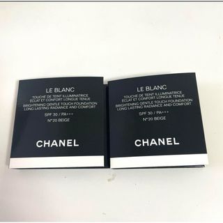 シャネル(CHANEL)のル　ブラン　クッション N°20 ベージュ セット(ファンデーション)