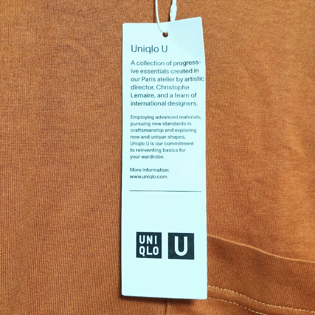 UNIQLO(ユニクロ)の【UNIQLO U】オーバーサイズ クルーネックTシャツ（五分袖） メンズのトップス(Tシャツ/カットソー(半袖/袖なし))の商品写真