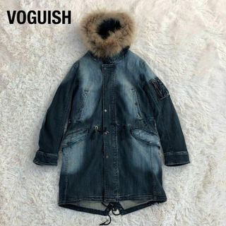 VOGUISHボーギッシュ　デニムモッズコート　ライナーファー付き(モッズコート)