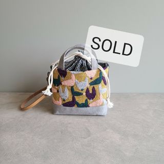 SOLD !!!ミナペルホネン☆ハンドメイド・34(ポーチ)