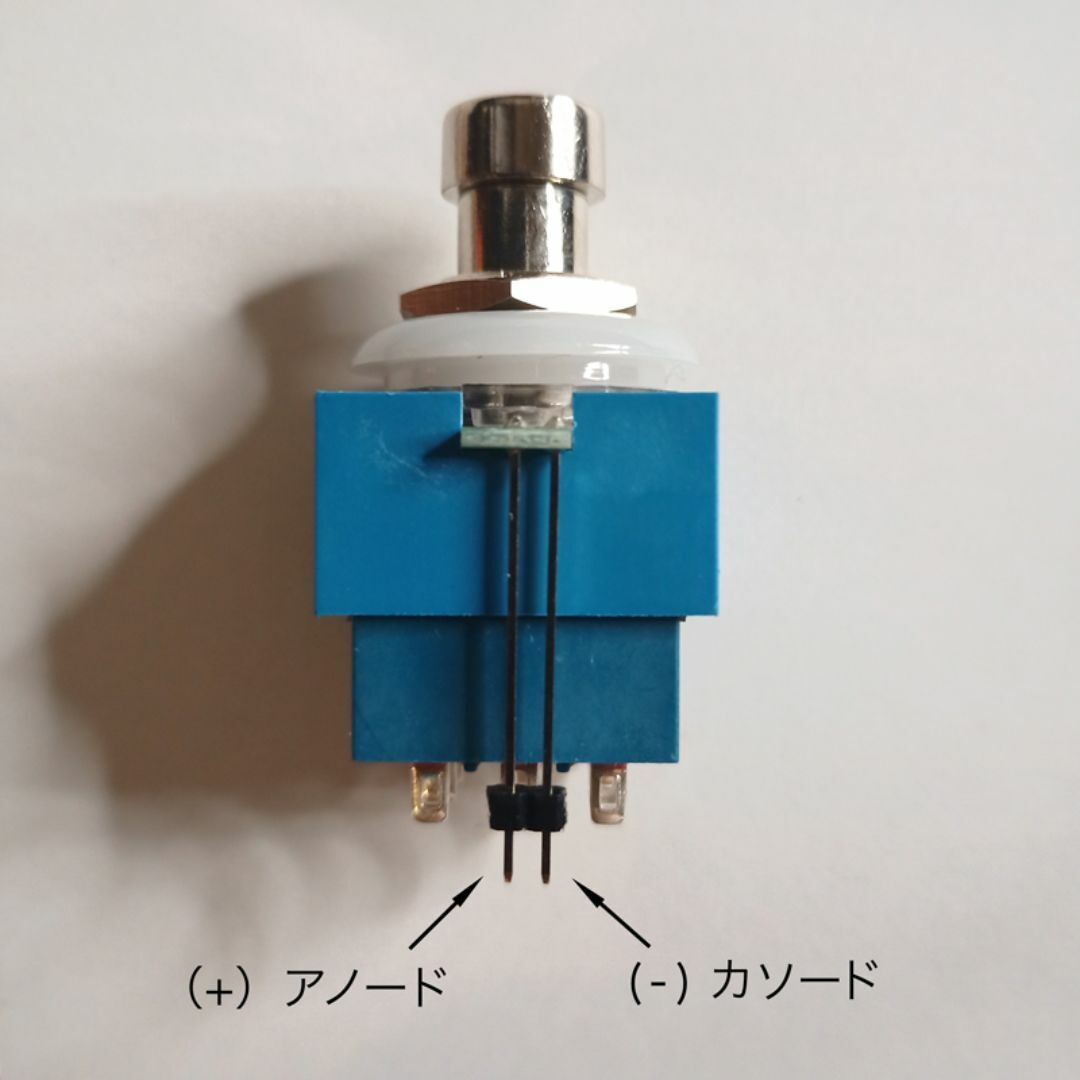 LED付き 3PDT フットスイッチ 青 FootSwitch BLUE 楽器のギター(エフェクター)の商品写真