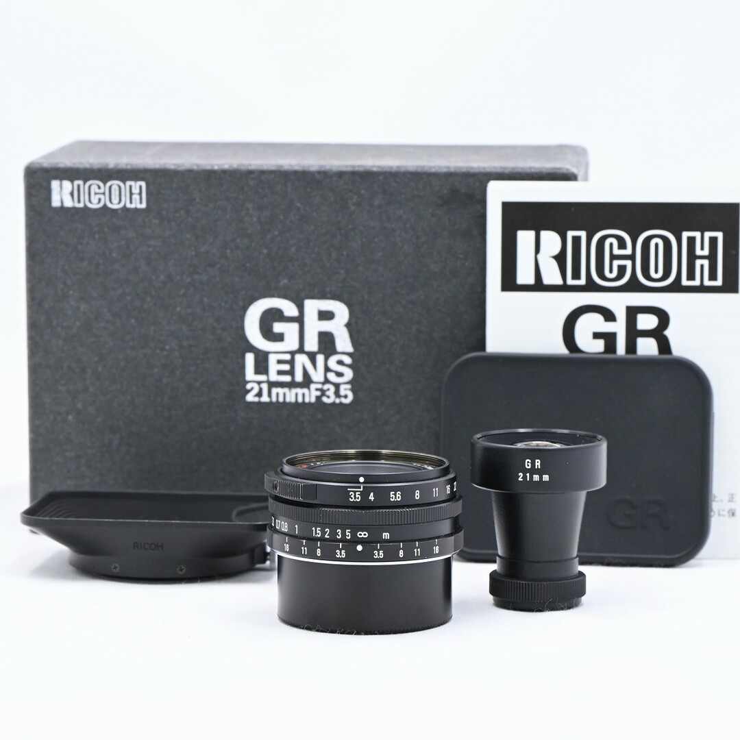 RICOH - RICOH GR LENS 21mm F3.5 ブラック ファインダー付の RICOH - RICOH GR LENS 21mm F3.5 ブラック ファインダー付の