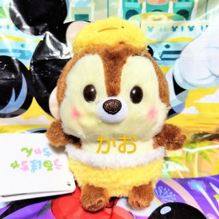 チップアンドデール(チップ&デール)のディズニーストア スプリング うるぽちゃちゃん チップ ぬいぐるみ 2024春(ぬいぐるみ)