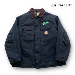 カーハート(carhartt)の【Carhartt】90s (真っ黒) カーハート トラディショナルジャケット(ブルゾン)