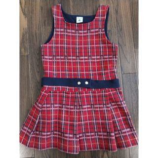 プチバトー(PETIT BATEAU)のプチ・バトー　ジャンパースカート　110サイズ(ワンピース)