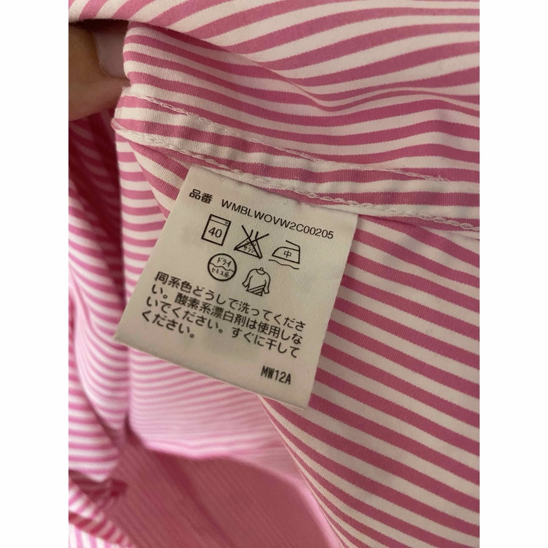 POLO RALPH LAUREN(ポロラルフローレン)のラルフローレン レディース ストライプシャツ ピンク RALPHLAUREN レディースのトップス(シャツ/ブラウス(長袖/七分))の商品写真