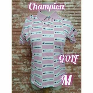 Champion - Champion GOLF チャンピオン 半袖ポロシャツ ピンク sizeM