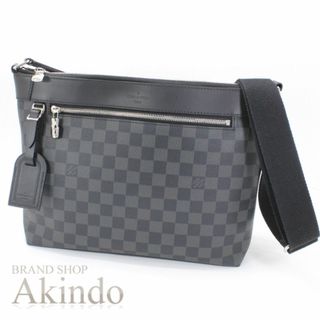 ルイヴィトン(LOUIS VUITTON)の【新品同様】ルイヴィトン ショルダーバッグ ミック PM NM ダミエ グラフィット Ａ4 斜め掛け メンズ N40003 黒 ブラック LOUIS VUITTON 便利 ブランド 定番 人気 プレゼント ギフト カバン 鞄(ショルダーバッグ)