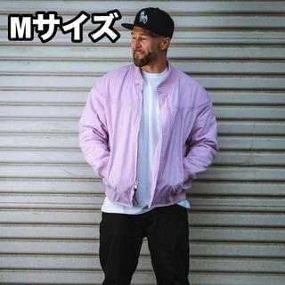 新品 Mサイズ Derby Of San Francisco Lilac 薄紫(ブルゾン)