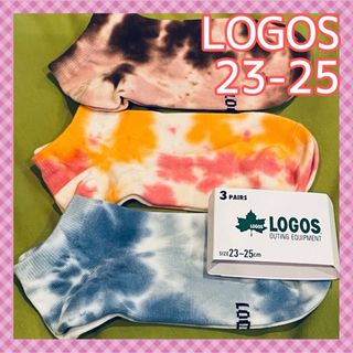 ロゴス(LOGOS)の【LOGOS】春色が可愛い＆タイダイ染め‼️ロゴス レディース靴下3足組(ソックス)