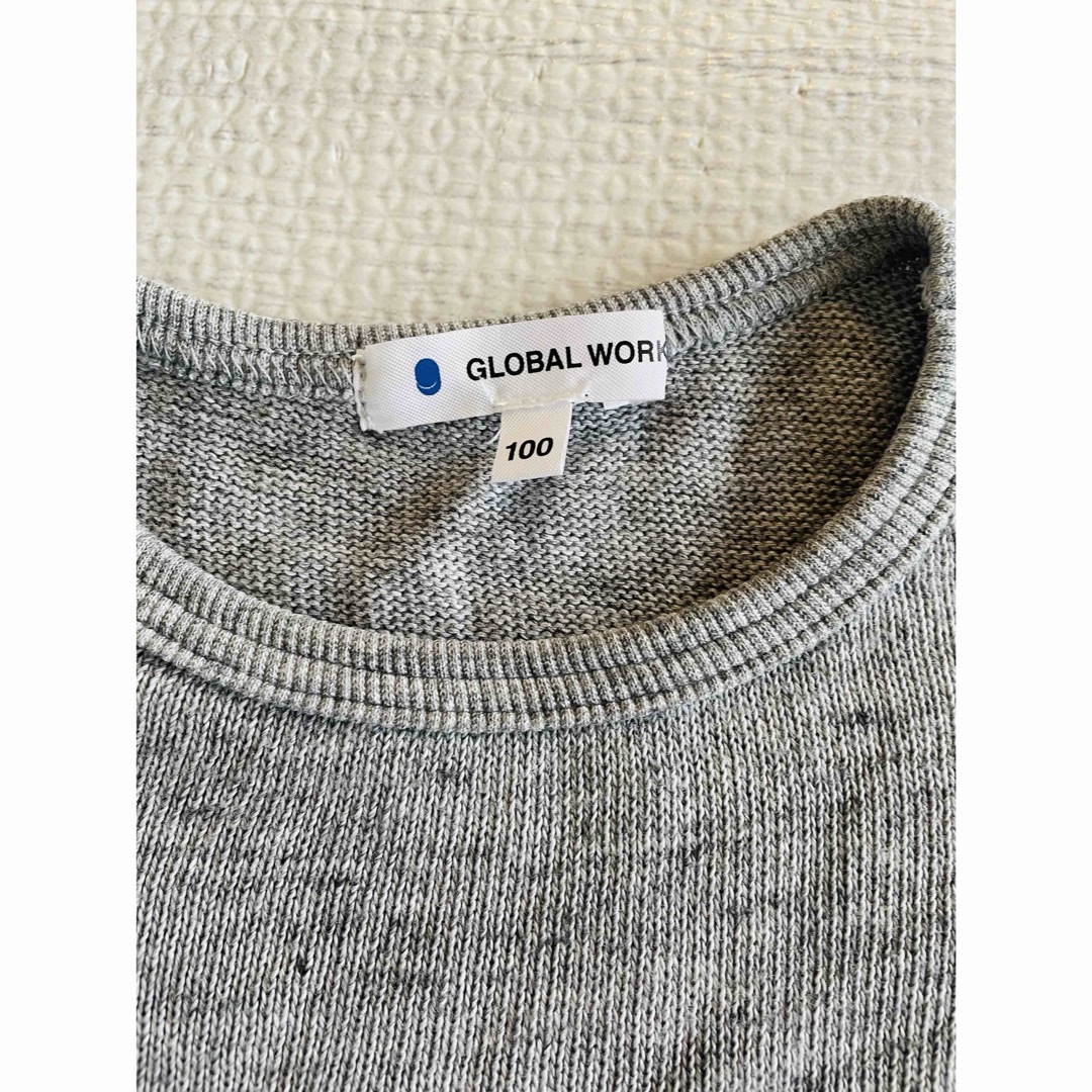 GLOBAL WORK(グローバルワーク)のグローバルワーク＊キッズ＊長袖Tシャツ＊100 キッズ/ベビー/マタニティのキッズ服男の子用(90cm~)(Tシャツ/カットソー)の商品写真