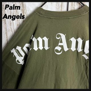 パームエンジェルス(PALM ANGELS)の【希少カラー】パームエンジェルス☆バックプリントTシャツ 人気Lサイズ 即完売(Tシャツ/カットソー(半袖/袖なし))