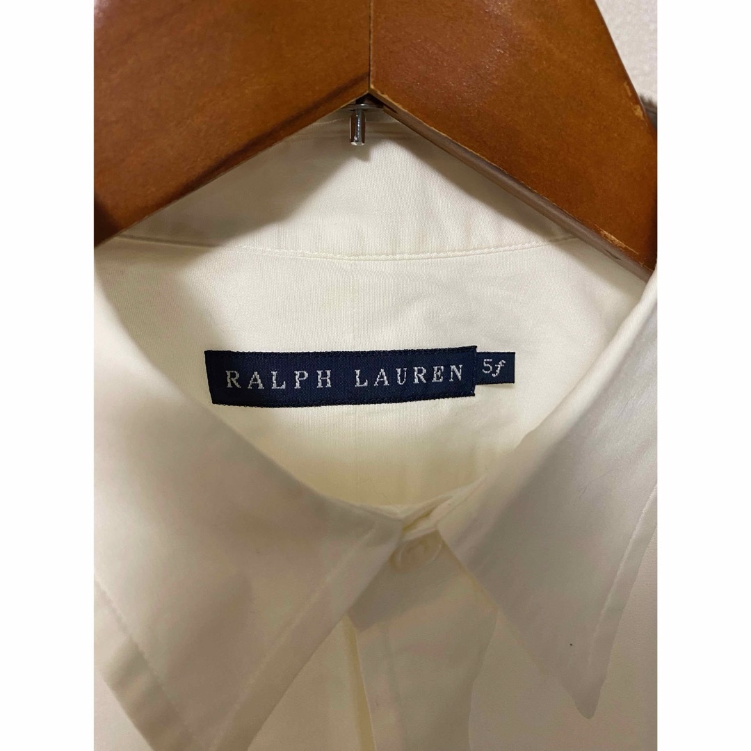 POLO RALPH LAUREN(ポロラルフローレン)のラルフローレン レディースシャツ オフホワイト アイボリー系 レディースのトップス(シャツ/ブラウス(長袖/七分))の商品写真