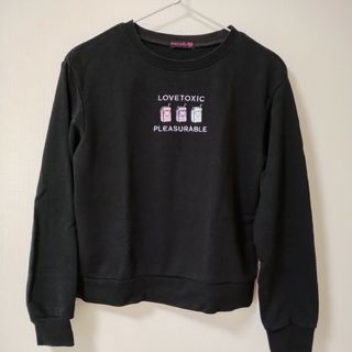 ラブトキシック(lovetoxic)のラブトキシック　トレーナー　150㌢　Mサイズ(Tシャツ/カットソー)