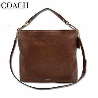 コーチ(COACH)のコーチ レザー 2WAY ハンドバッグ ショルダー レディース ブラウン 茶系(トートバッグ)