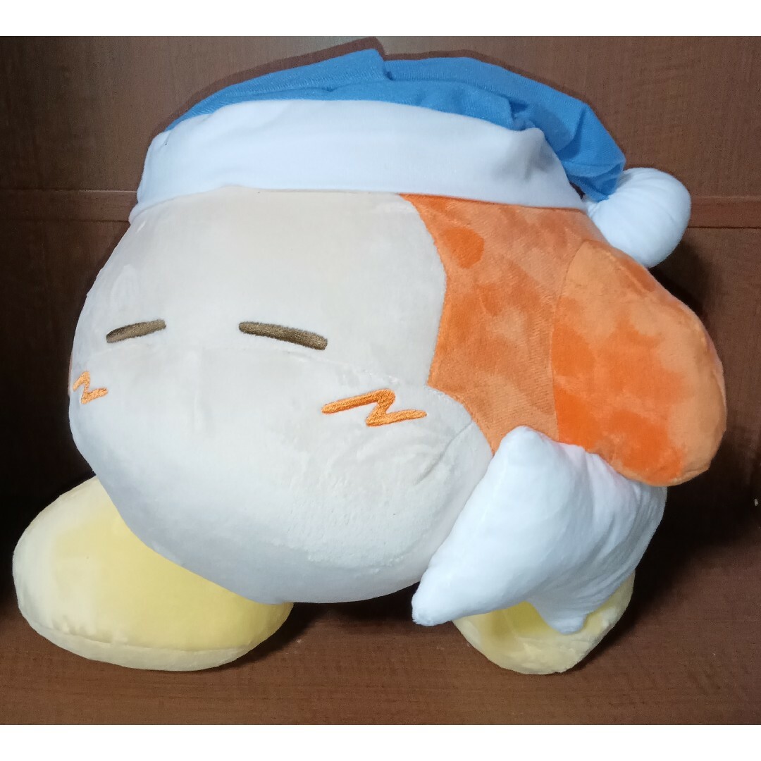 SK JAPAN(エスケイジャパン)の星のカービィ PUPUPU FRIENDS BIGぬいぐるみ ワドルディ 未使用 エンタメ/ホビーのおもちゃ/ぬいぐるみ(ぬいぐるみ)の商品写真