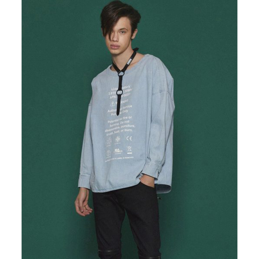 SHAREEF(シャリーフ)のSHAREEF DENIM PULL OVER メンズのトップス(Tシャツ/カットソー(七分/長袖))の商品写真