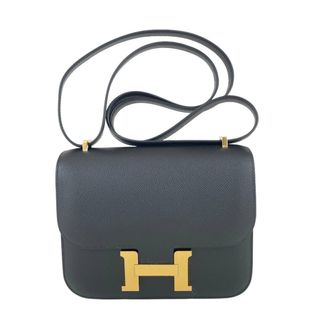 エルメス(Hermes)の新品未使用 HERMES エルメス Constance mini コンスタンスミニ Black ブラック Epsom エプソン ゴールド金具 B刻 ショルダーバッグ レディースバッグ(ショルダーバッグ)